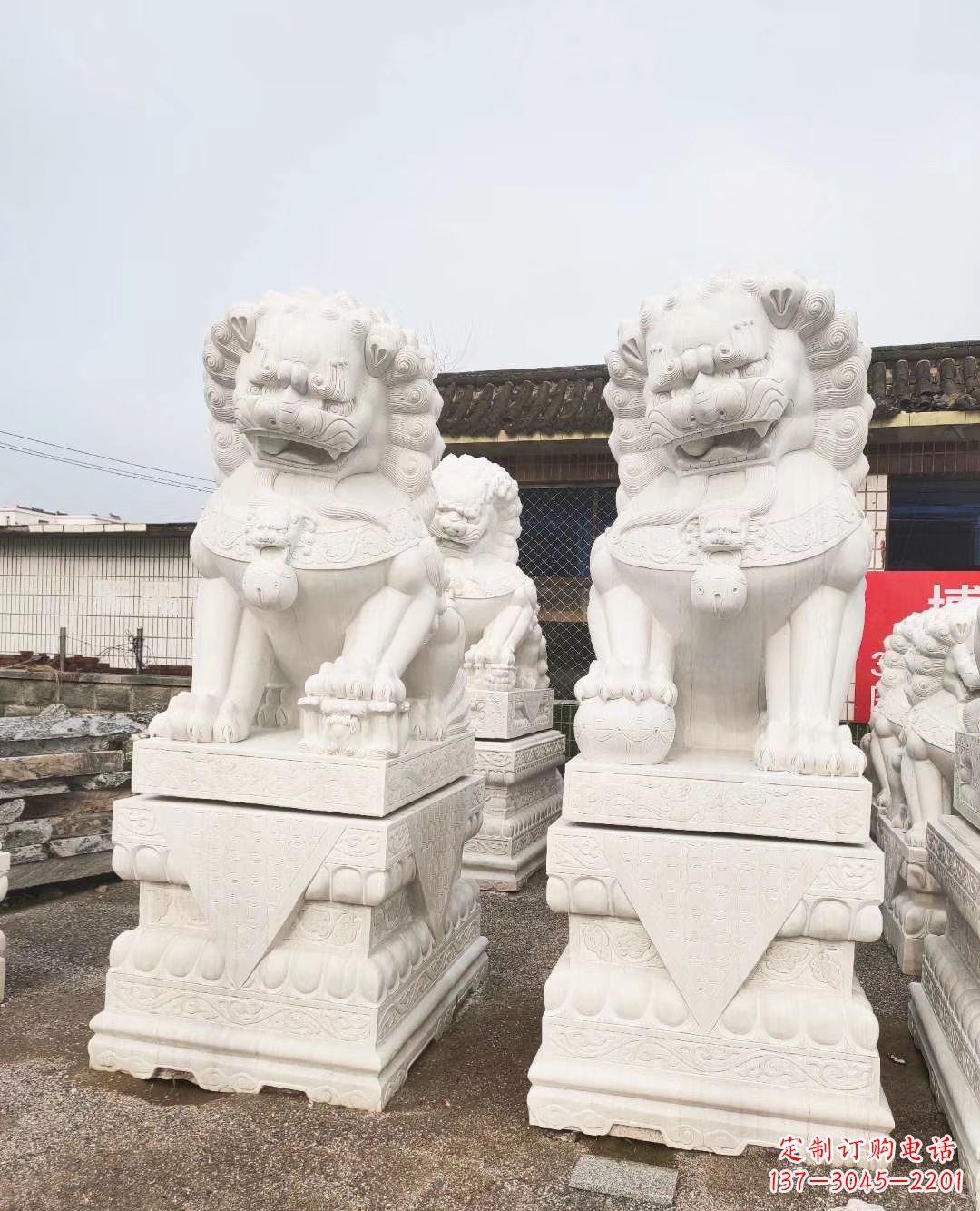 威海“璀璨夺目，玉狮雕塑惊艳登场”