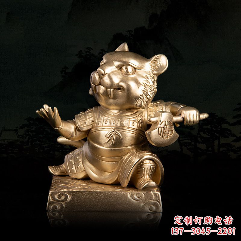 威海精美铜雕动物摆件