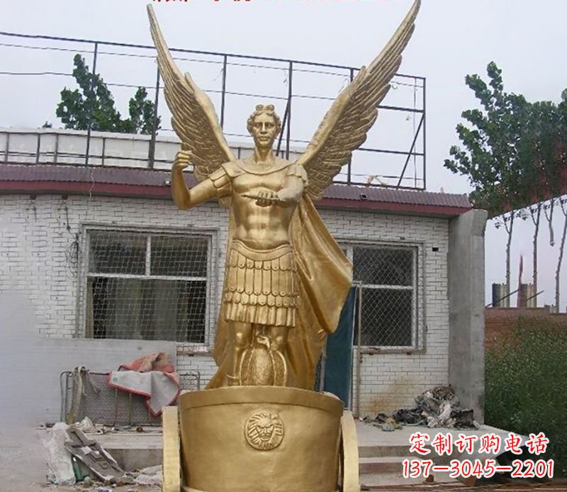 威海阿波罗纪念铜雕传承古代精神