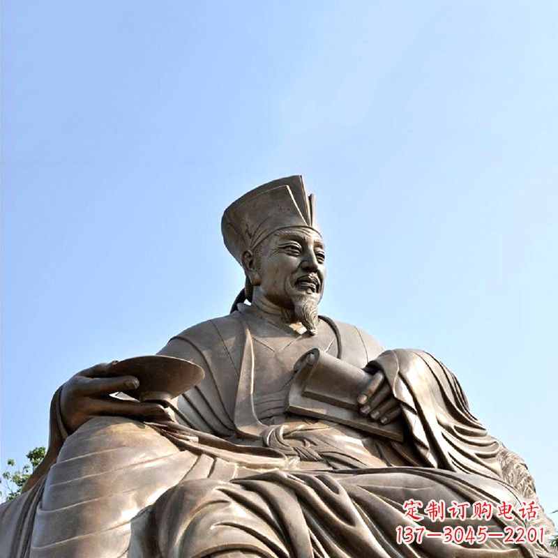威海欧阳修铜雕塑北宋文坛领袖的艺术精品