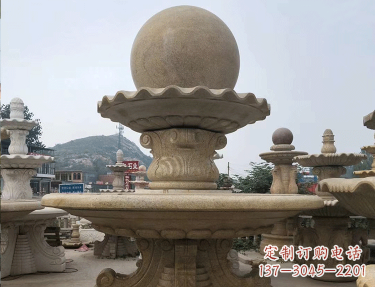 威海玉石喷泉