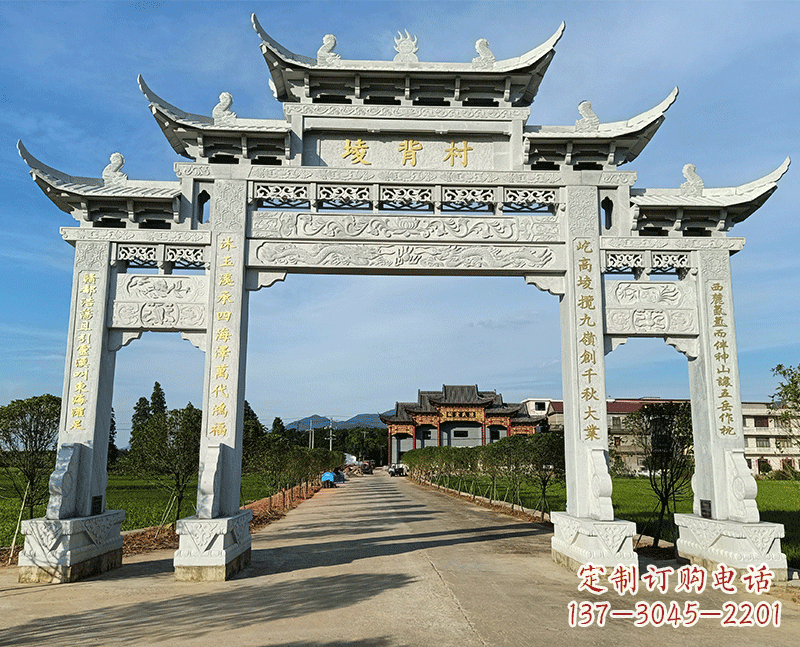 威海石雕牌坊传承文化与艺术的完美结合