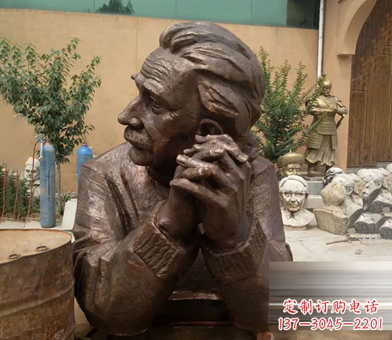 威海爱因斯坦名人铜雕纪念品