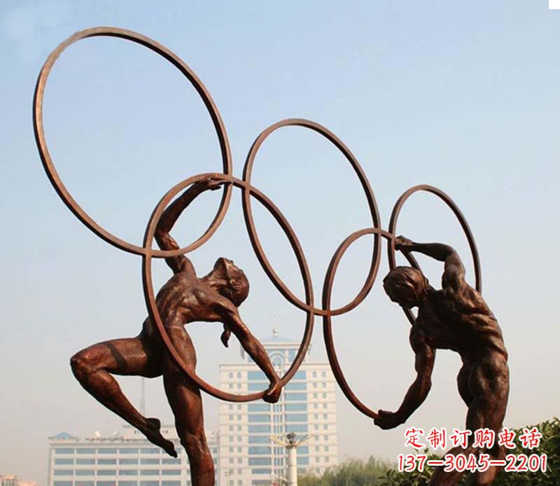 威海运动员铜雕精美礼品