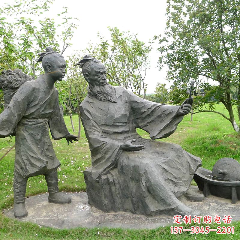 威海“朱耷”全新系列雕塑——传承明清文化,记录中国历史