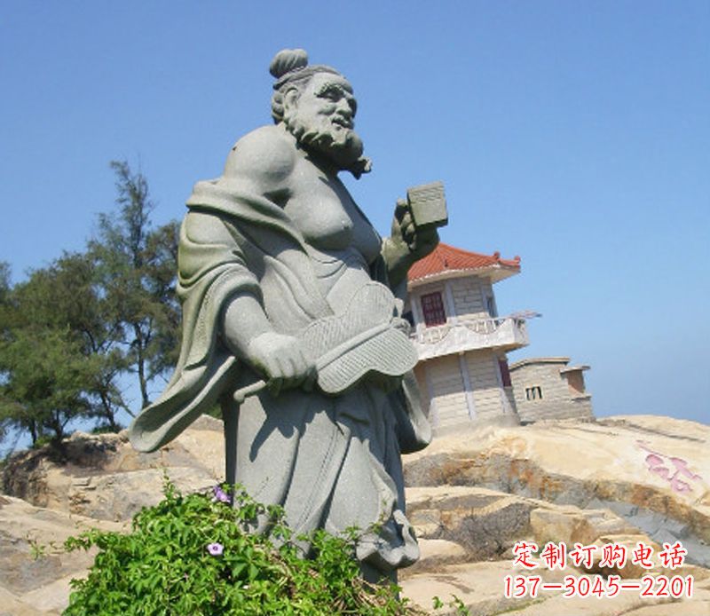 威海八仙汉钟离石雕
