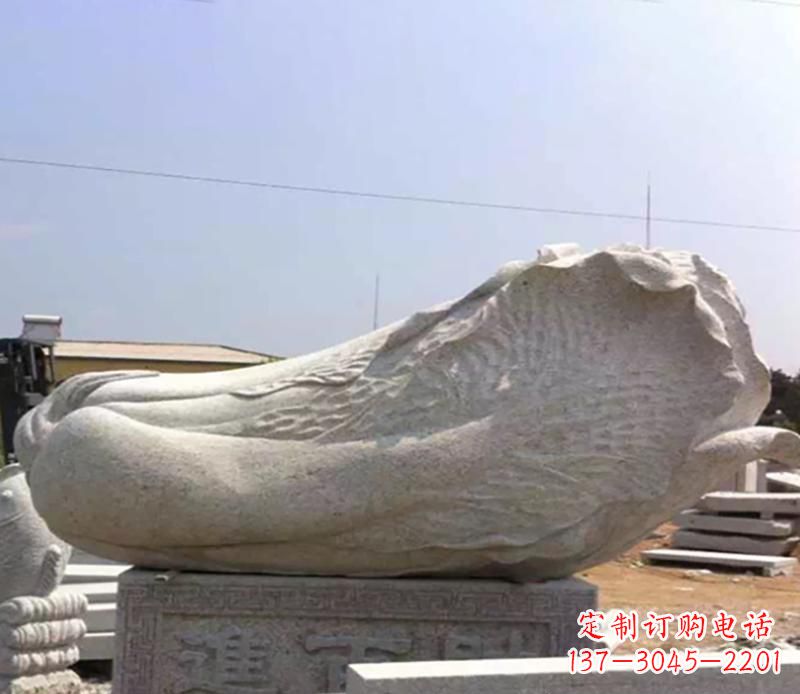 威海白菜大理石雕塑