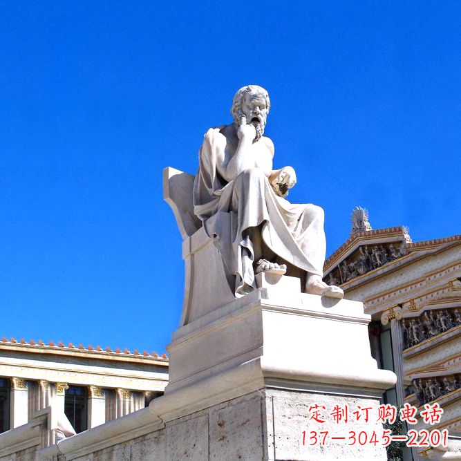 威海柏拉图大理石景观雕塑——完美融合现代城市文化与古典艺术