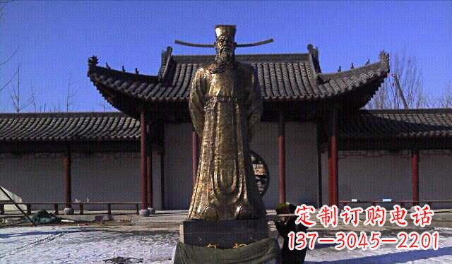 威海包拯古代名人铜雕