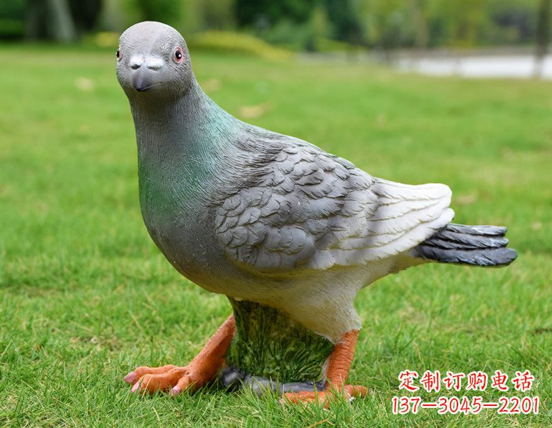 威海北戴河鸽子雕塑