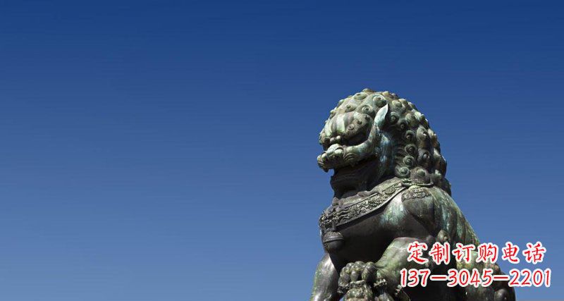 威海北京青铜狮子雕塑 (2)