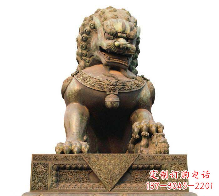 威海北京狮大型狮子铜雕