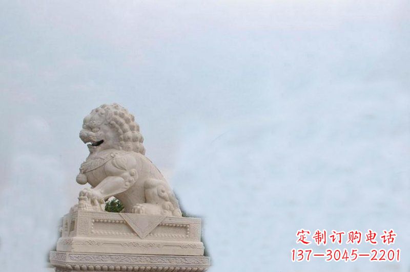威海北京狮石雕大理石狮子雕塑