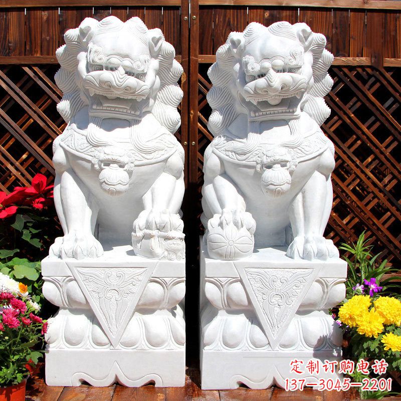威海北京铸铜狮子雕塑定制
