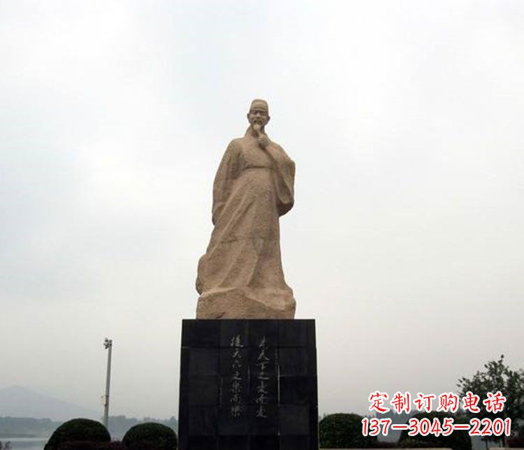 威海北宋政治家范仲淹石雕