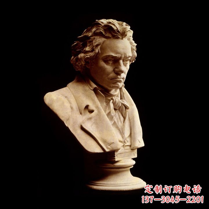 威海贝多芬钢琴雕塑-世界名人著名钢琴家