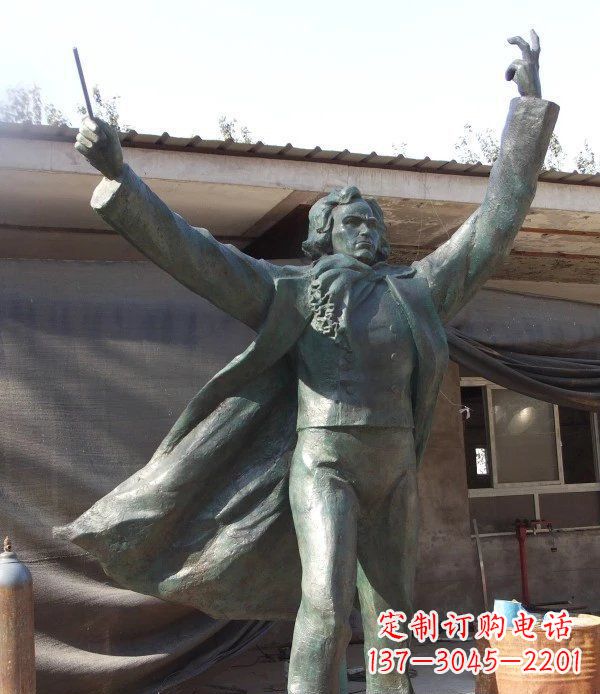 威海贝多芬广场西方名人铜雕