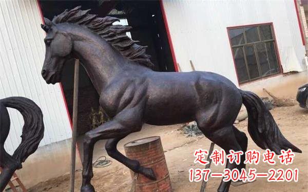 威海奔马铜雕222
