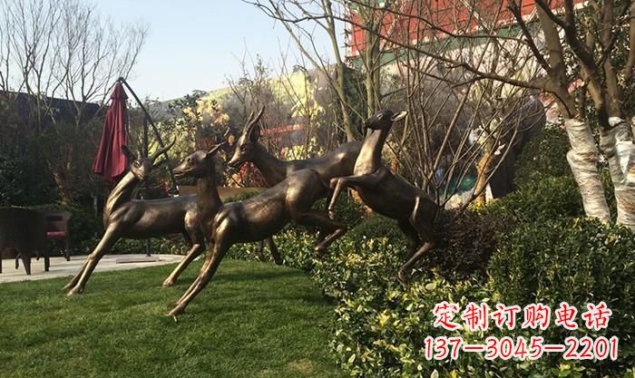 威海“跃动的小鹿雕塑”
