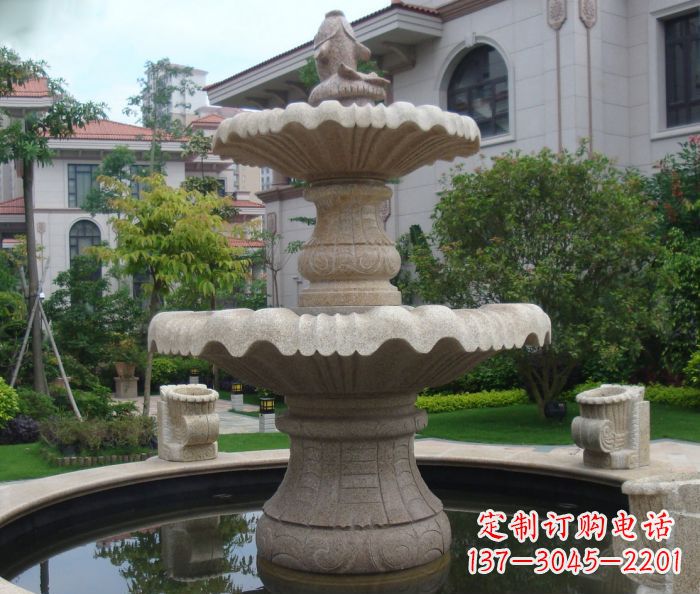 威海别墅景观欧式喷泉石雕 (3)