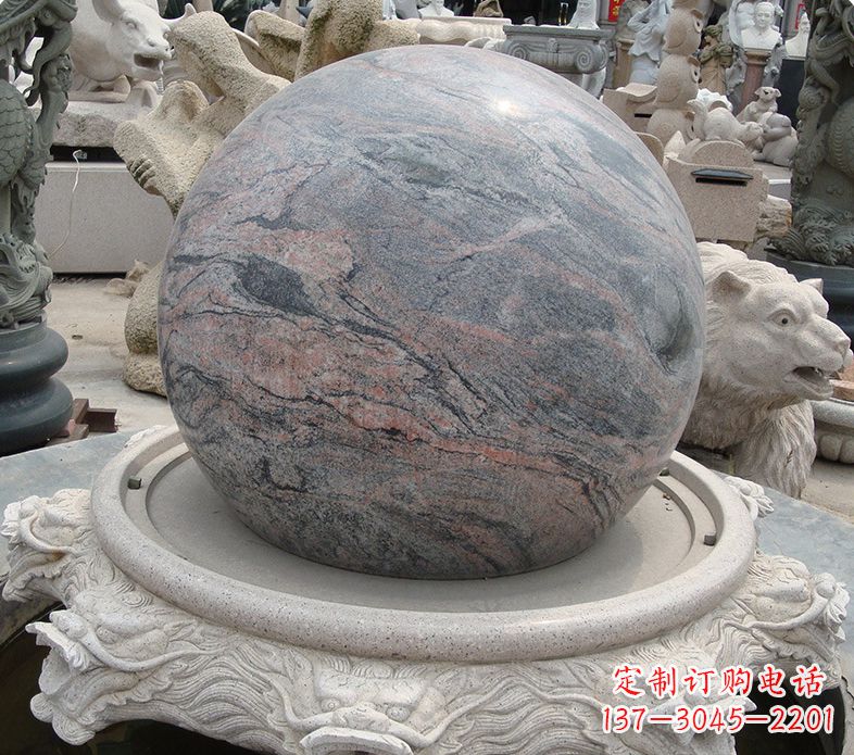 威海别墅石雕喷泉