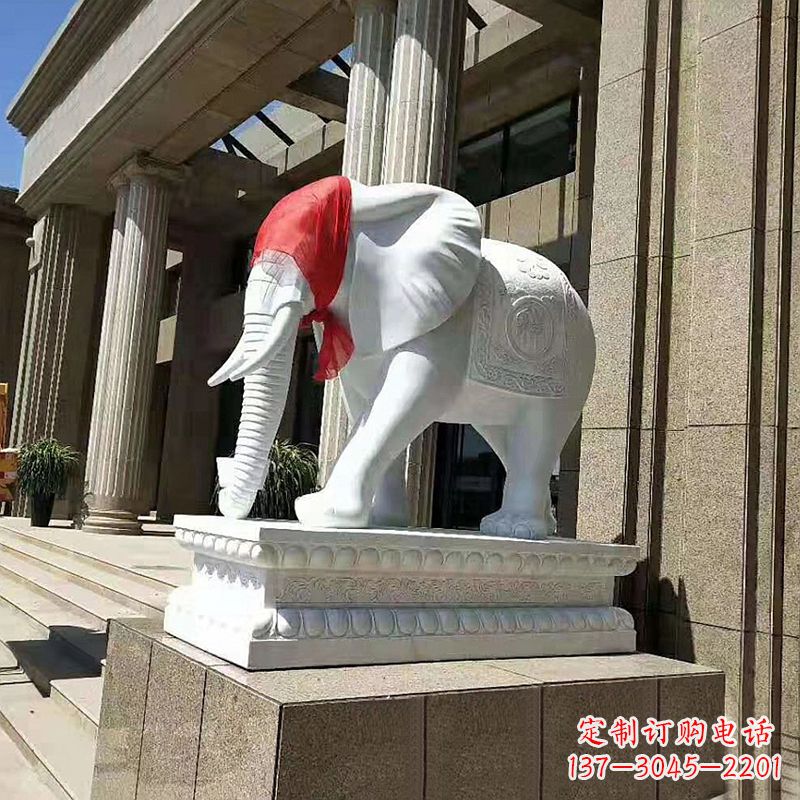 威海大象雕刻精美家居装饰品