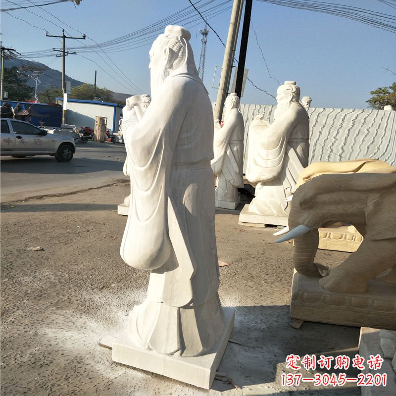 威海孔子——玻璃钢雕塑的象征