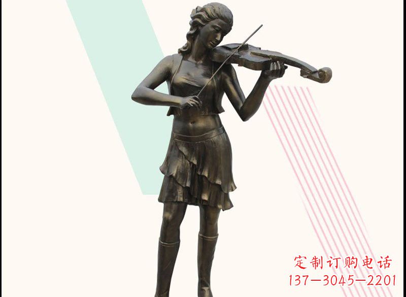 威海玻璃钢雕刻的女孩