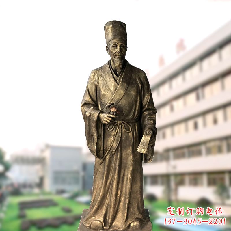 威海李时珍药圣的雕塑艺术