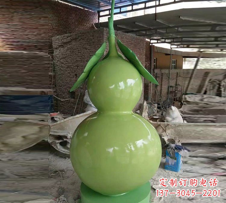 威海玻璃钢仿真葫芦雕塑