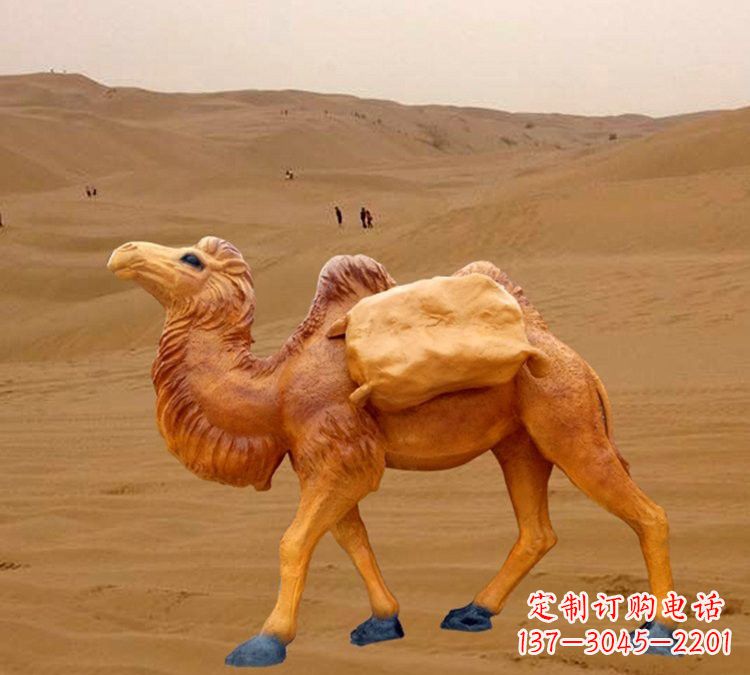 威海玻璃钢骆驼雕塑
