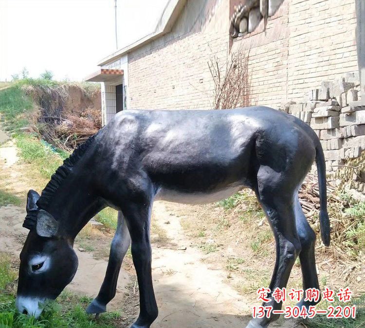 威海玻璃钢雕刻毛驴,传承传统文化