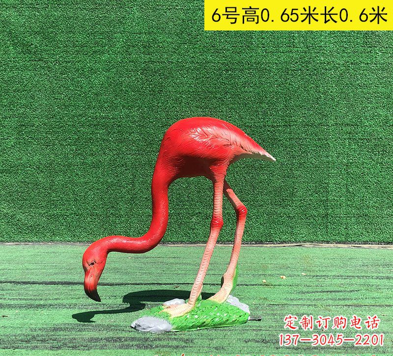 威海玻璃钢火烈鸟雕塑222