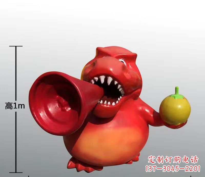 威海玻璃钢卡通仿真动物雕塑