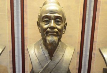 威海扁鹊医学家铜雕