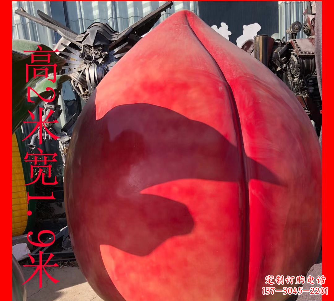 威海玻璃钢水果雕塑——给你一个美好的景观