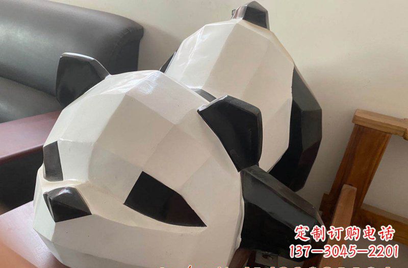 威海玻璃钢熊猫雕塑