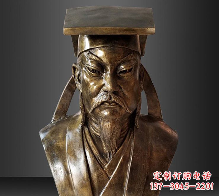 威海玻璃钢苏轼雕塑传承文艺精神