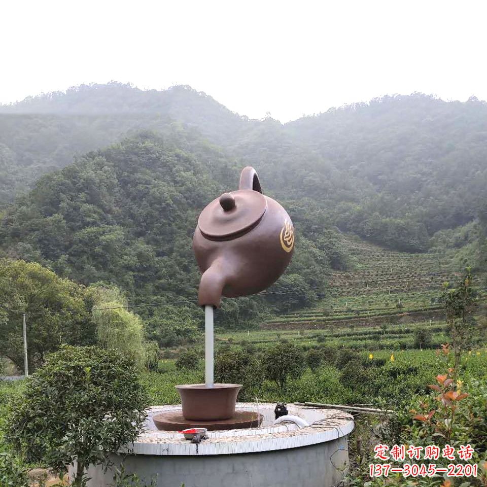 威海玻璃钢天壶喷泉