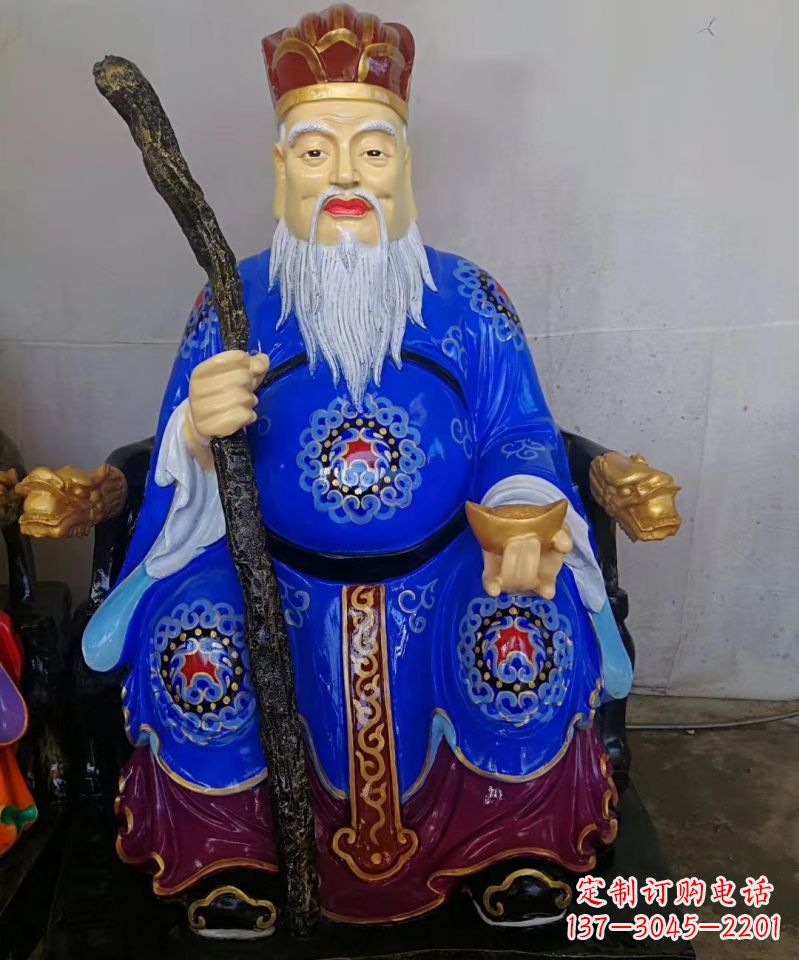 威海玻璃钢制作的神像雕塑