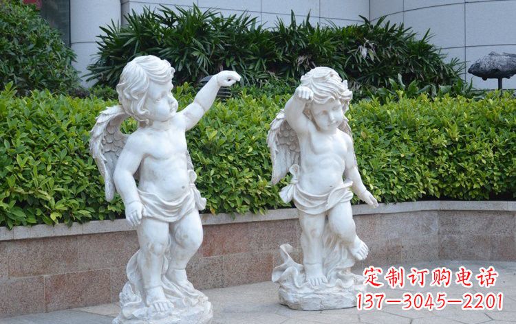 威海玻璃钢天使雕塑精美绝伦
