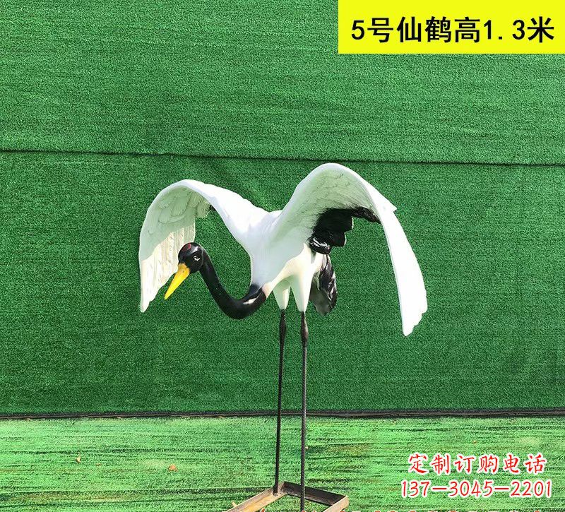 威海仙鹤雕塑经典之美