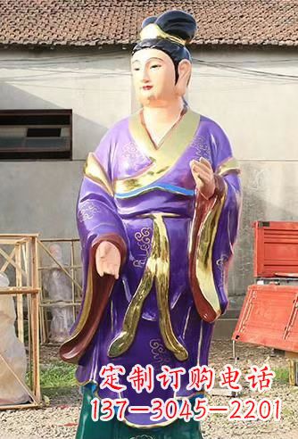 威海玻璃钢宗教庙宇彩绘八仙神像