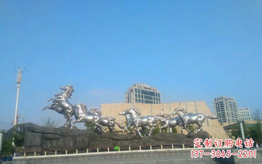 威海不锈钢动物雕塑精美的艺术品