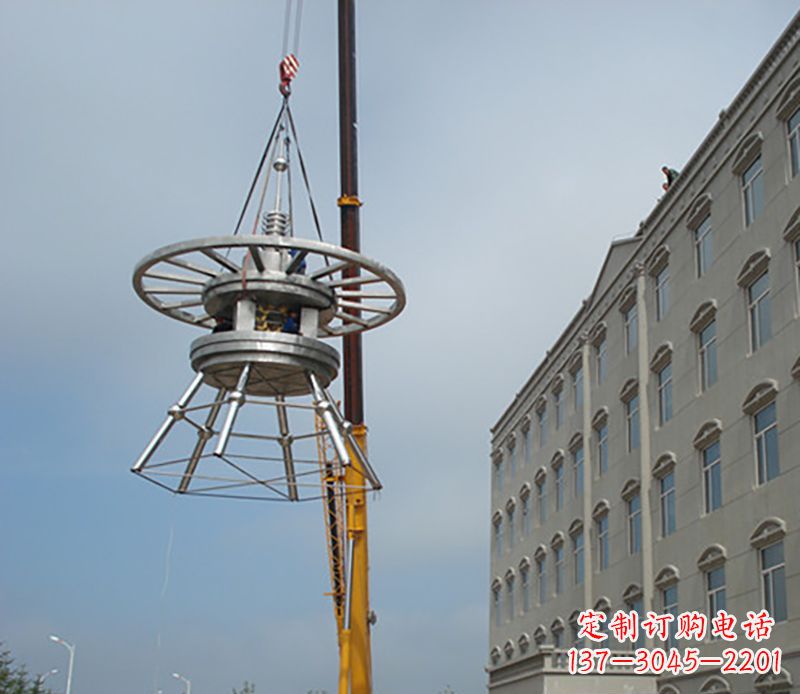 威海不锈钢避雷针雕塑一种古老又充满现代感的艺术