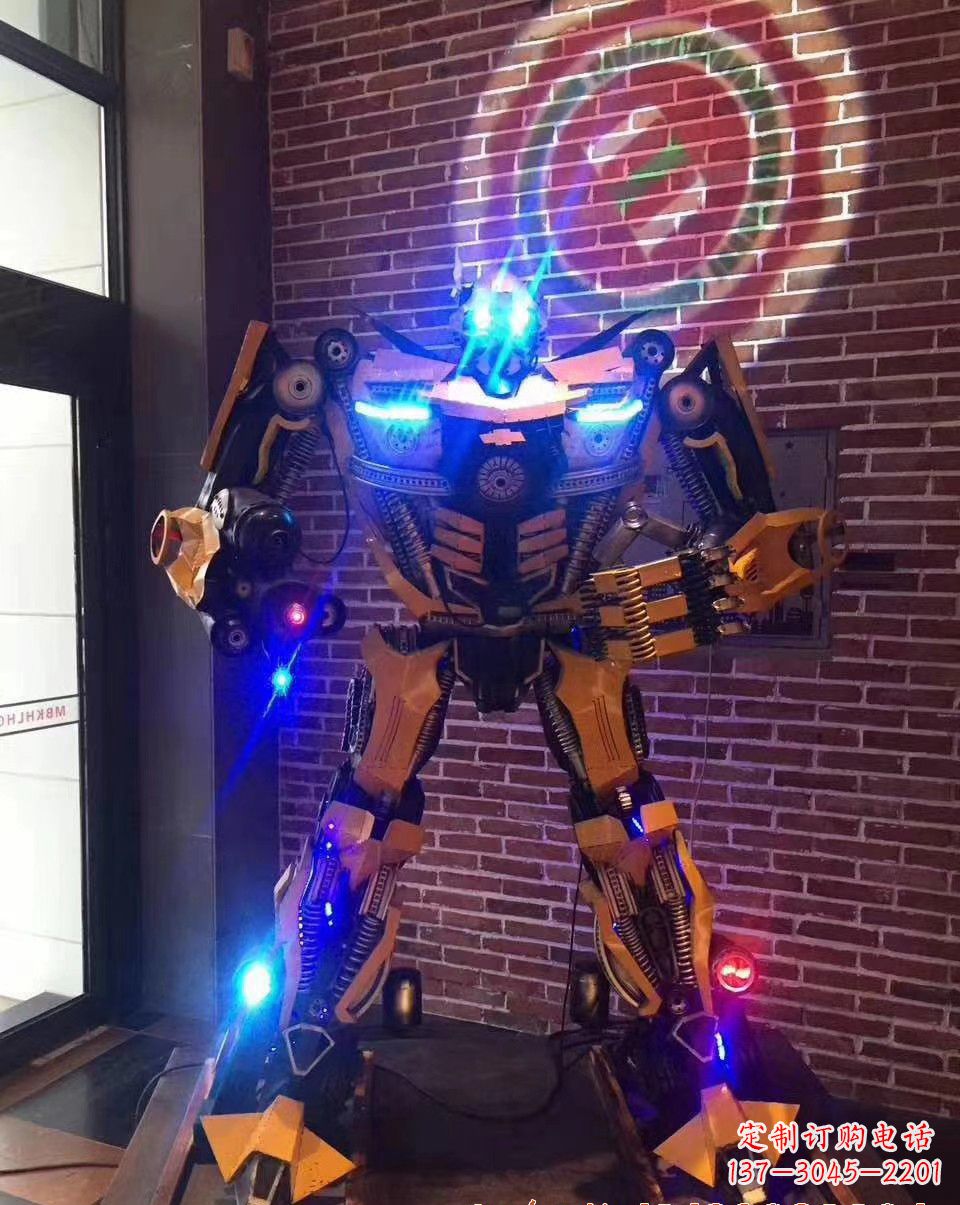 威海不锈钢变形金刚雕塑