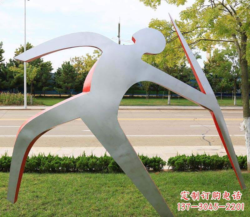 威海不锈钢标枪雕塑精美的艺术品