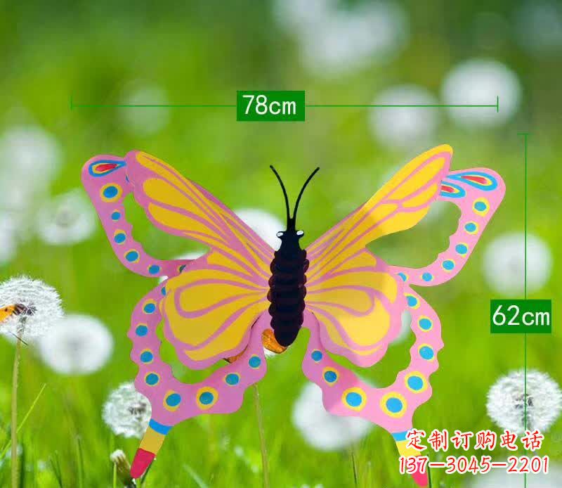 威海不锈钢蝴蝶雕塑美观耐用的艺术品