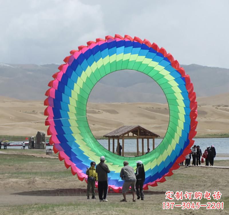 威海不锈钢彩色圆环雕塑——精致的艺术瑰宝