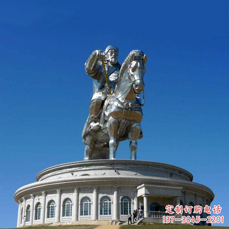 威海不锈钢成吉思汗雕塑——一座引人入胜的大型雕塑